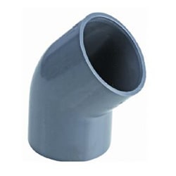 U-PVC Luk 45º PN16
