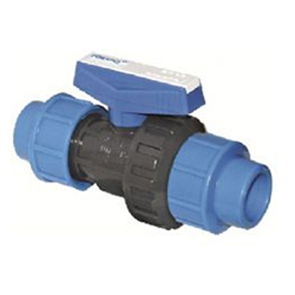 U-PVC Kuglasti ventil sa holenderom adapter pritiska PN16