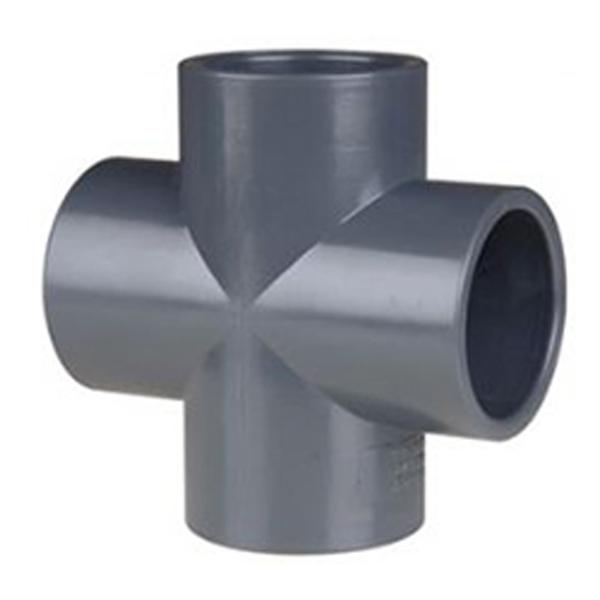 U-PVC Dvostruka račva 90° krst PN16
